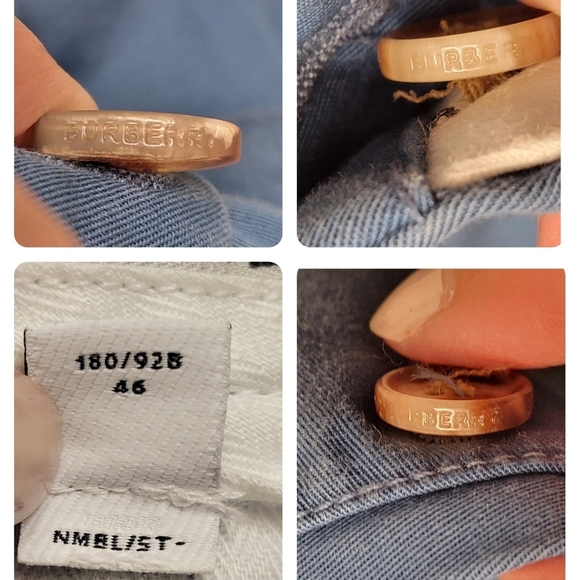 Burberry mens trouser chino casual shorts blue - Picture 8 of 8